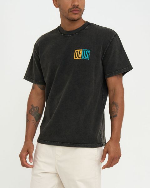 Tees Anthracite High-Quality Mens Lineup Tee