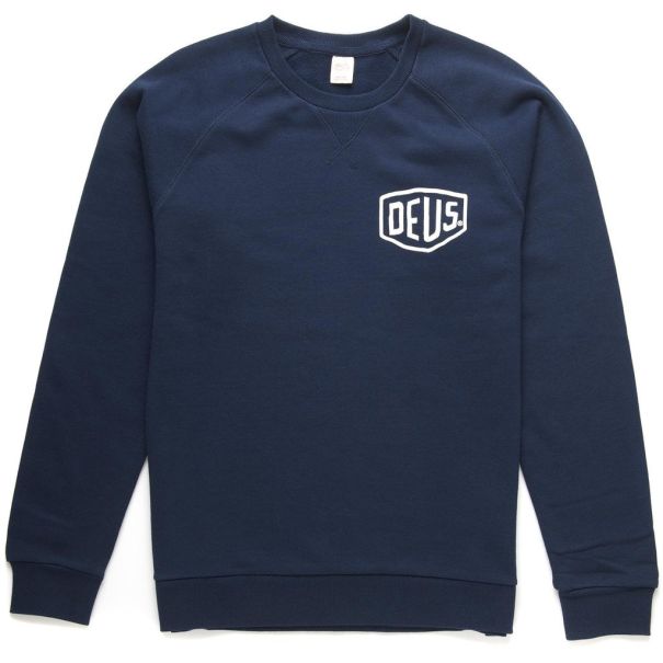 Hoodies & Sweaters Coupon Navy Mens Shield Crew