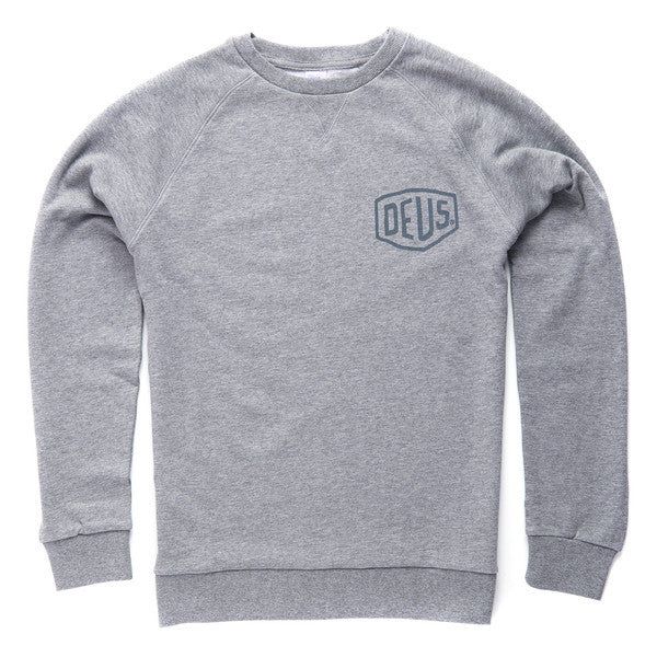 Accessible Shield Crew Hoodies & Sweaters Grey Marle Mens