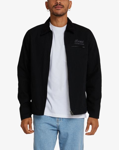 Mens Black Jackets Top-Notch Address Workwear Jacket