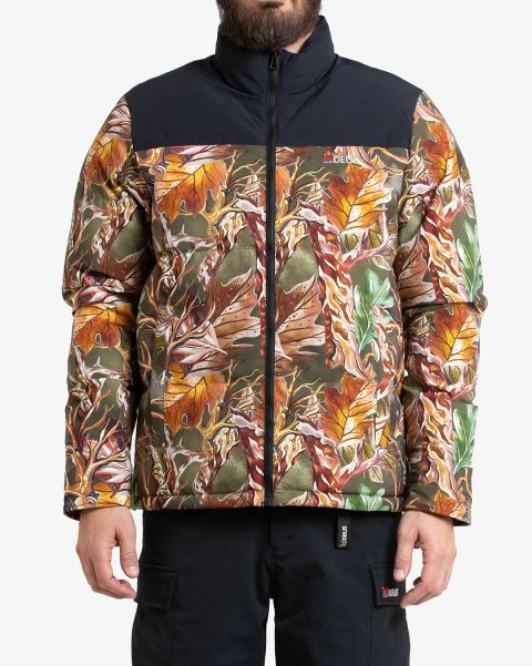 Leaf Camo Jackets Scout Puffer Jacket Mens Cutting-Edge