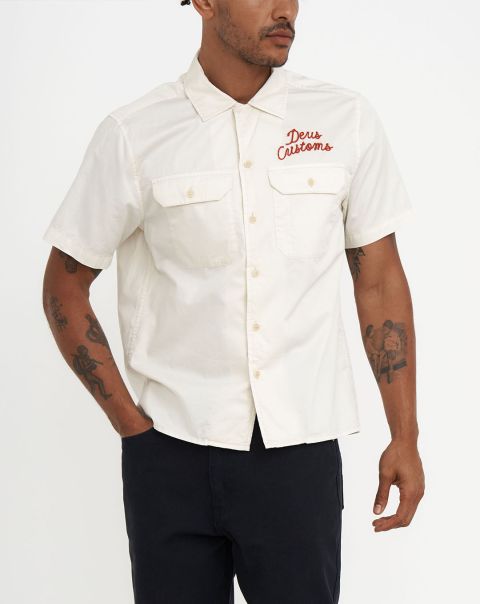 Low Cost Simplicity Shirt Mens Dirty White Shirts