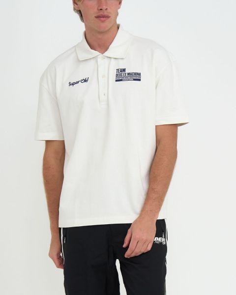 Vintage White Shirts Popular Grandstand Polo Mens