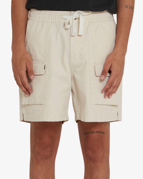 Mens Geared Short Shorts Trusted White Chalk