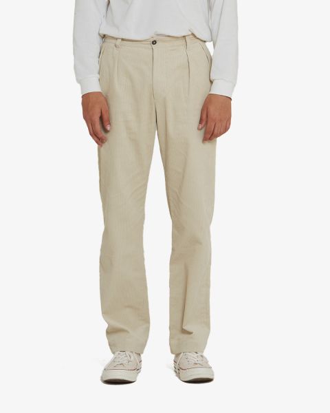 Cream Alpine Cord Pant Durable Mens Pants