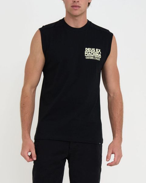 Mens Black Sale Relaxing Roundabout Muscle