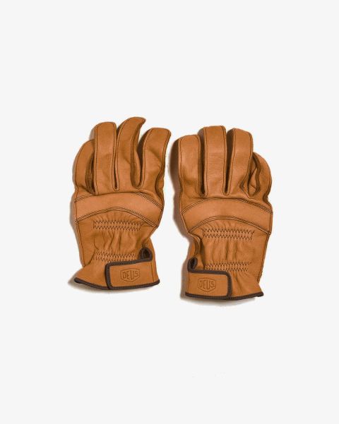 Mens Brown Gloves Comfortable Gripping Gloves