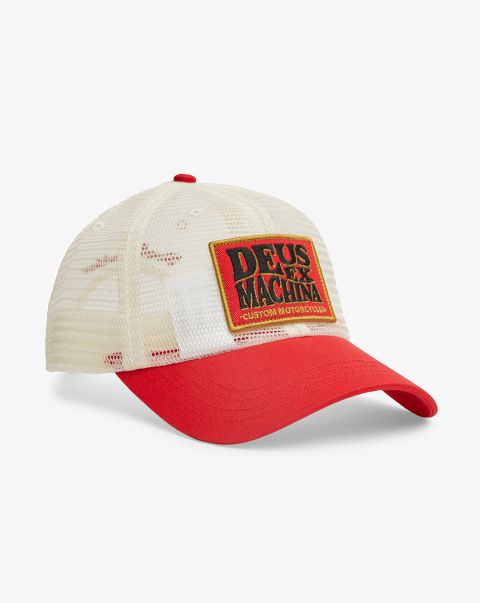 Secure Miller Trucker Mens Red Combo Hats