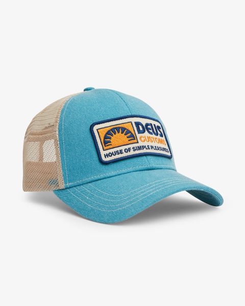 Maui Blue Hats Free Mens Melodies Trucker