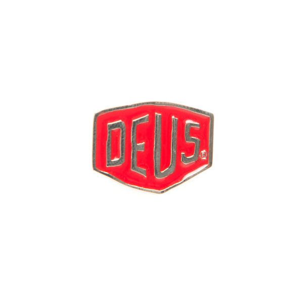 Red Patches / Pins / Stickers Mens Deus Shield Pin Easy
