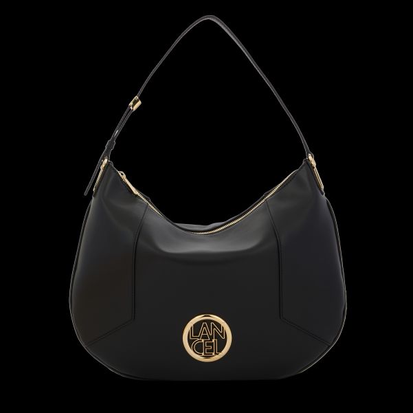 Shoulder Bags Zipped Hobo Bag Black/Gold Rapid Women