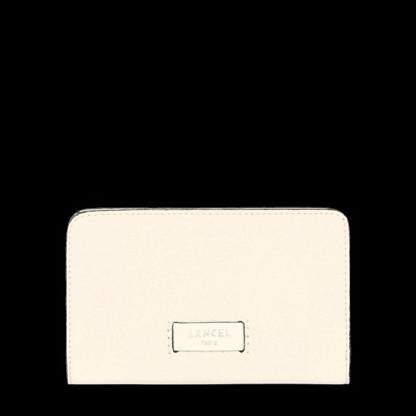 Women Compact Rectangular Zip-Around Wallet Precision Wallet Snow