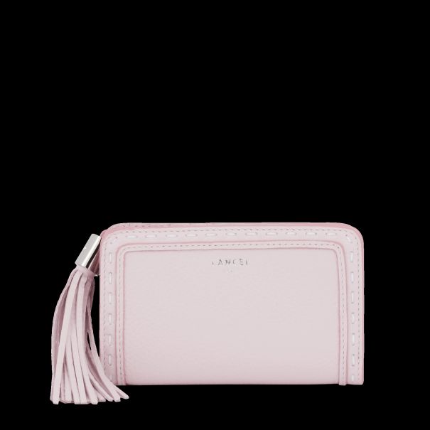 Dragee Pink Wallet Discount Extravaganza Women Medium Compact Zip Wallet