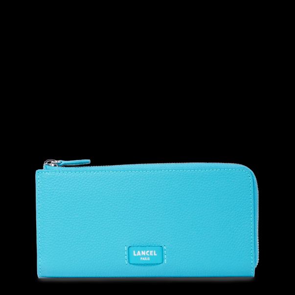 Wallet Women Ocean Blue Reliable Slim Zip Wallet