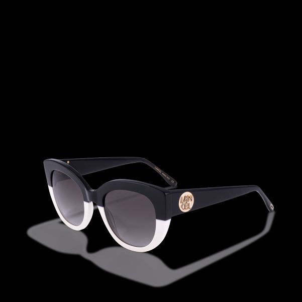 Women Black/White Sunglasses Sunglasses Secure