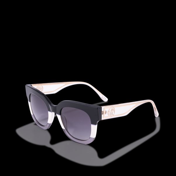 Women Sunglasses Black/White Reduced Sunglasses