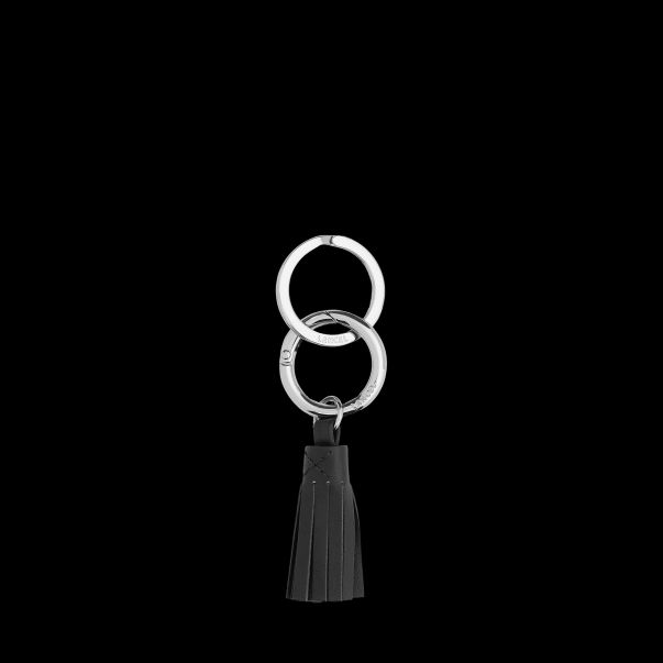 Women Pompom Key Ring Black Online Key Ring