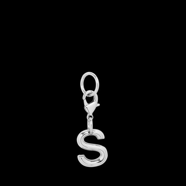 Charm Letter S Innovative Women Silver Color Key Ring