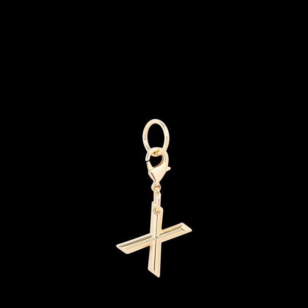 Key Ring Women Charm Letter X Gold Color Innovative