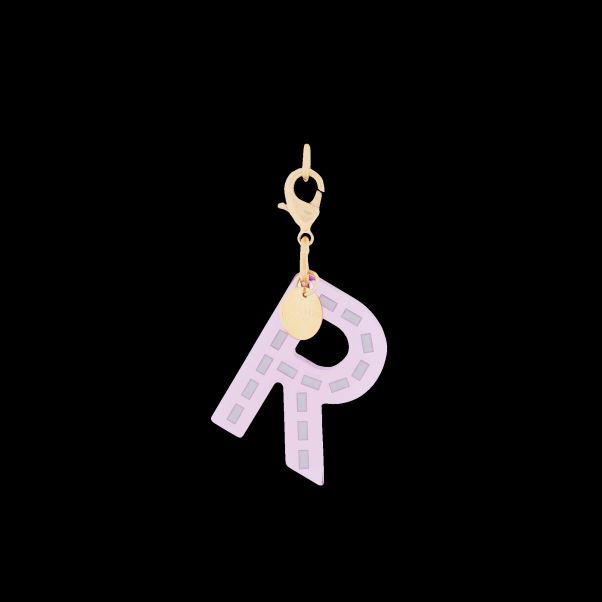 Letter Charm R Women Multico Personalized Charms